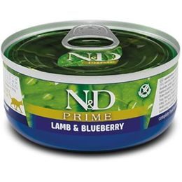 N&D PRIME Cat konzerva Lamb & Blueberry 70 g