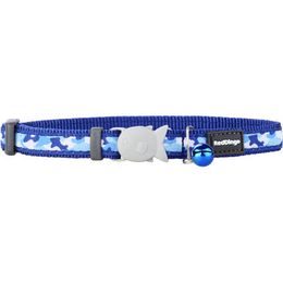 Red Dingo Obojek pro kočky Camouflage Navy