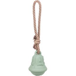 TRIXIE Xmas Bell vánoční zvonek na laně ø 12/36 cm přírodní guma petrolejová