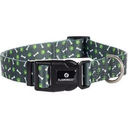 Flamingo Obojek nylon Safia zelený 1x20-35cm