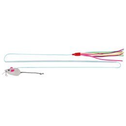 Trixie Udice s plyšovou hračkou a střapcem na druhém konci 40 cm