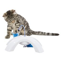 Trixie Feather Twister plastová hračka s pohyblivými peříčky 23x15x18cm