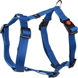 Flamingo Postroj nylon Ziggi modrý M 2x45-65cm