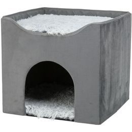 Trixie Kukaň HARVEY sametová se střešním lůžkem 38x38x38cm