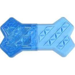 Flamingo Hračka chladící kost 13,3cm modrá