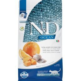 N&D OCEAN Cat GF Herring, Pumpkin & Orange Adult 1,5 kg