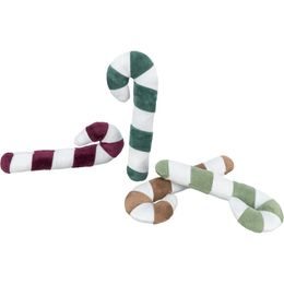 TRIXIE Xmas Candy Cane vánoční hůlka plyšová hračka s catnipem 17,5 cm