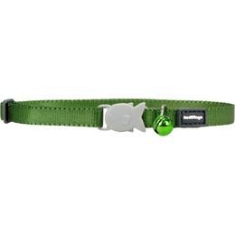 Red Dingo Obojek pro koťata 8 mm x 16-26 cm Zelená