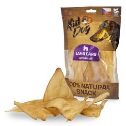 KidDog 100% Natural Snack, jehněčí ucho malé 5 6 ks / 50 g