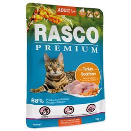 Rasco Premium Kapsička Adult krůta s rakytníkem 85g