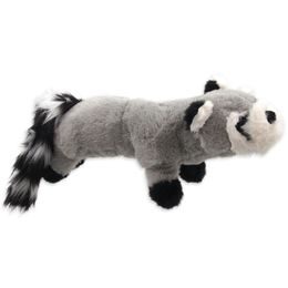 Dog fantasy Hračka Plush mýval pískací černé tlapky 45cm