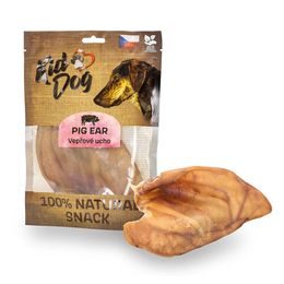 KidDog 100% Natural Snack vepřové ucho 1 ks