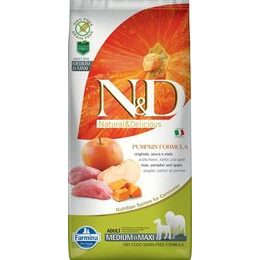 N&D PUMPKIN Dog GF Wild Boar & Apple Adult Medium & Maxi 12 kg