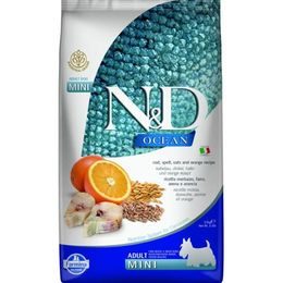 N&D OCEAN Dog LG Cod, Spelt, Oats & Orange Adult Mini 2,5 kg