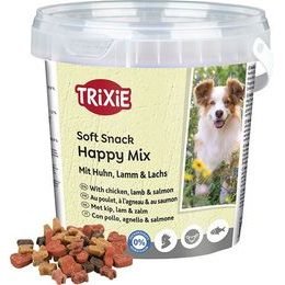 Trixie Soft Snack Happy MIX kuře jehněčí losos kyblík 500 g
