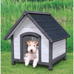 Trixie NATURA bouda pro psa se sedlovou střechou S-M: 71x77x76 cm šedá