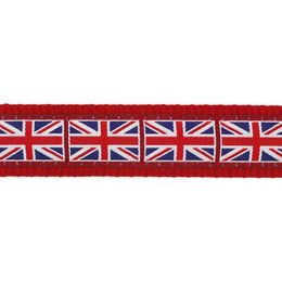 Red Dingo Vodítko přepínací 15 mm x 2 m Union Jack Flag