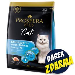 Prospera Plus Krmivo Sterilized 1+ Chicken Weight Balance 7kg+Barel Prospera Plus Plus