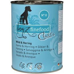 Dogz finefood Konzerva No.12 se zvěřinou a sledím masem 400 g
