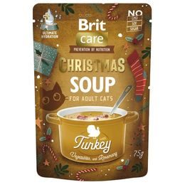 Brit Care Cat Christmas Turkey Soup with carrot peas and rosemary 75 g