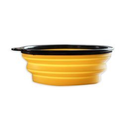 Akinu Miska pro psy žlutá skládací 800 ml