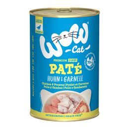 WOW Cat Konzerva Paté Kuře s krevetami Kitten/Junior 400g