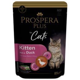 Prospera Plus Kapsička Kitten Duck, Green Beans 85 g