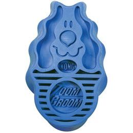 Kong Kartáč gumový ZoomGroom Boysenberry modrý