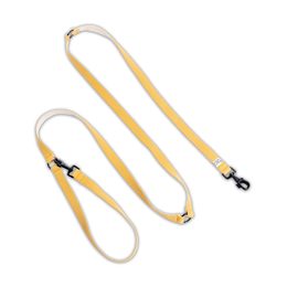 FUNKY DOG Konopné přepínací vodítko pro psa 3 m hořčicové