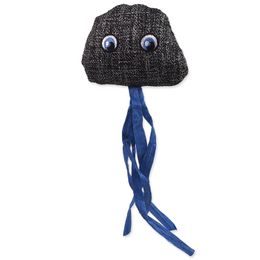 Magic Cat Hračka Natural Fun medúza s šantou kočičí šedá 8cm