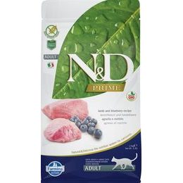 N&D PRIME Cat GF Lamb & Blueberry Adult 1,5 kg