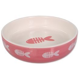 Magic Cat Miska keramická potisk ryba růžová13x4cm 260ml