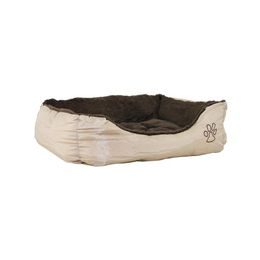 Akinu Pelech nylon & fleece s tlapkou pro psy béžová/hnědá S 61x48 cm