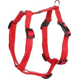 Flamingo Postroj nylon Ziggi červený S 1,5x35-50cm