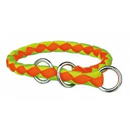 Trixie Obojek CAVO kulatý polostahovací neon oranžový/zelený