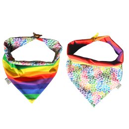 FUNKY DOG Oboustranný dúhový šátek pro psa