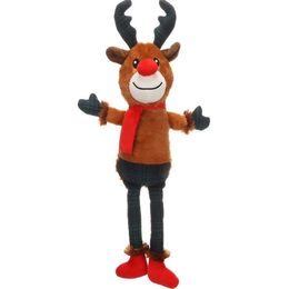 Flamingo Hračka plyš vánoční Jeffra sob 50cm Flamingo