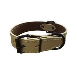 BAFPET Obojek HERRY obšitý černé kování šedá