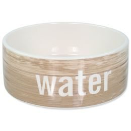 Dog fantasy Miska keramická vzor dřevo 16x6cm 770ml