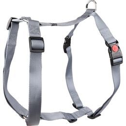 Flamingo Postroj nylon Ziggi šedý XL 2,5x70-110cm