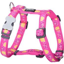 Red Dingo Postroj 12 mm x 30-44 cm Hibiscus Hot Pink