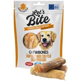 Brit Dog Let’s Bite Chewbones Raw hide and cod fish skin roulade 135 g