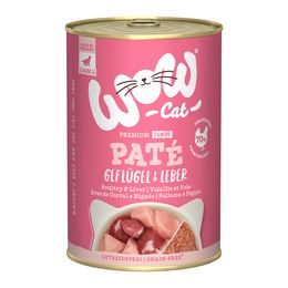 WOW Cat Konzerva Paté Drůbež s játry Kitten/Junior 400g
