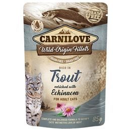 Carnilove Cat kapsička Rich in Trout Enriched with Echinacea 85 g