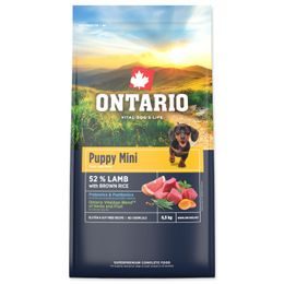 Ontario Krmivo Puppy Mini Lamb & Brown Rice 6,5kg