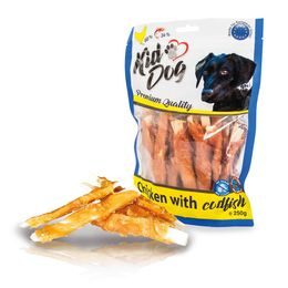 KidDog kuřecí masíčko na plátku z tresky 250 g