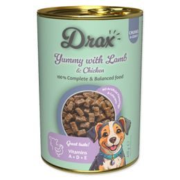 Drax Konzerva Adult s jehněčím a kuřecím 415g
