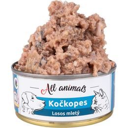All Animals Kočkopes konzerva losos mletý 90g