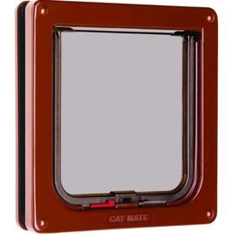 Flamingo Dvířka průchozí uzamykatelná plast hnědá 19,2x20cm