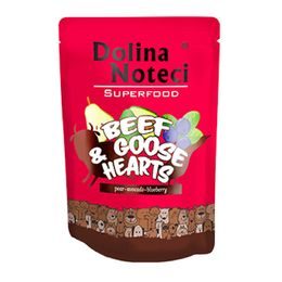 Dolina Noteci SUPERFOODS hovězí a husí srdíčka kapsička pro psy 300 g